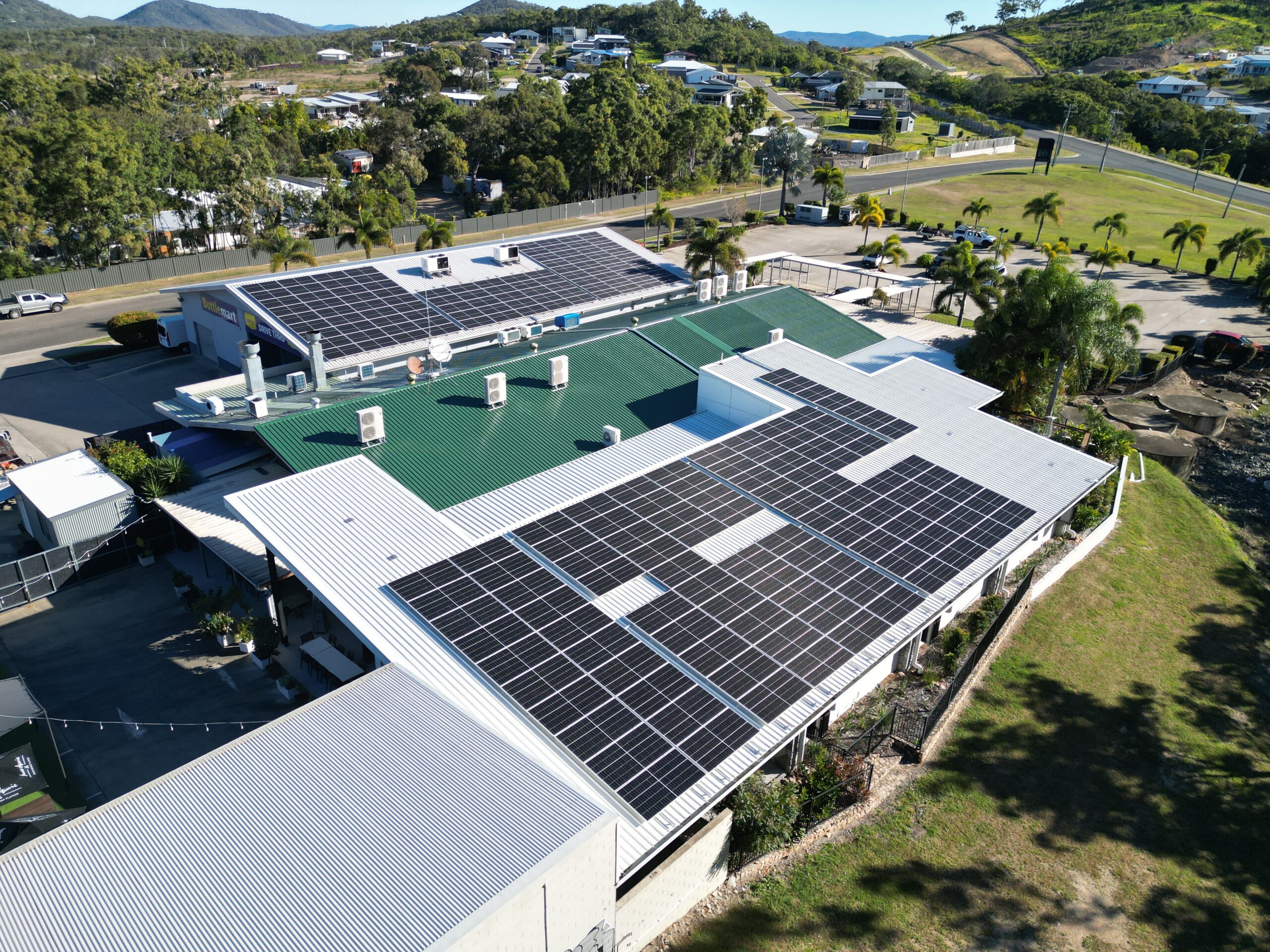 commercial solar system on a hospitality venue pub tavern