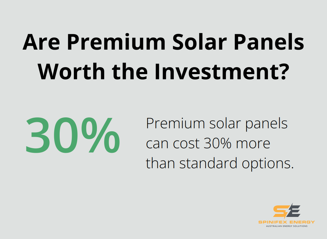 Infographic: Are Premium Solar Panels Worth the Investment? - cost of commercial solar panels per square foot